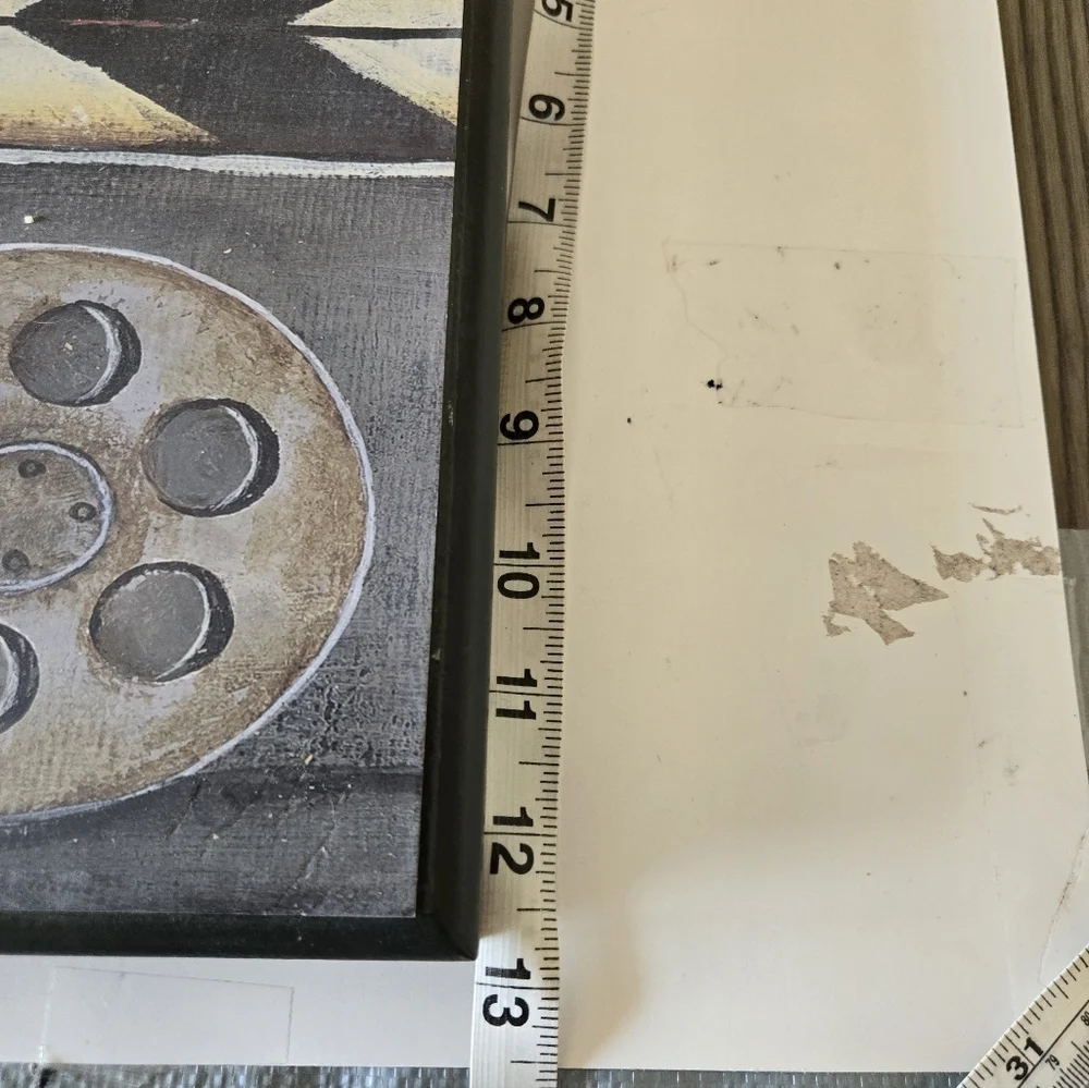 Movie Film Wall Decor - Black Grey Set 2 Size 13